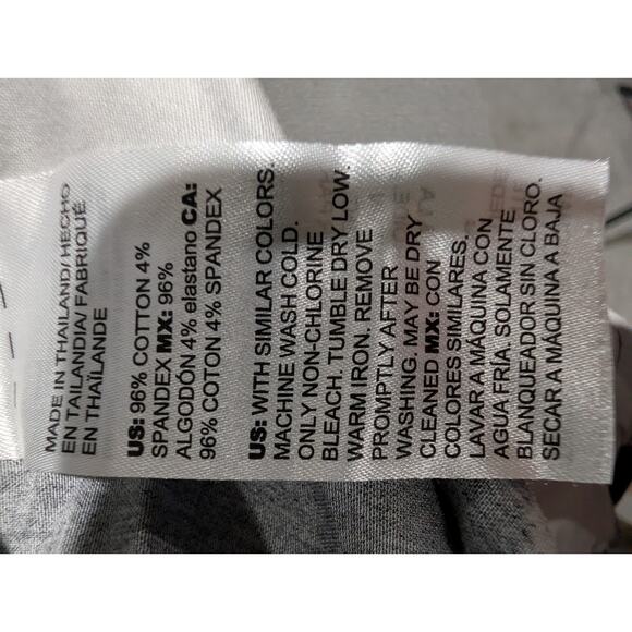 Chico's No Iron Stretch Fairycore Floral Cotton Tunic Top Size 0 US 4 XS Shirt - Picture 10 of 12